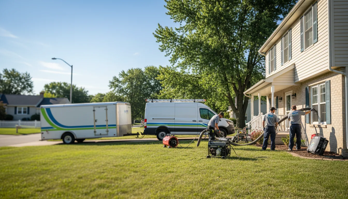 Flooded Basement Restoration And Cleanup With Repair in Elwood, KS near me